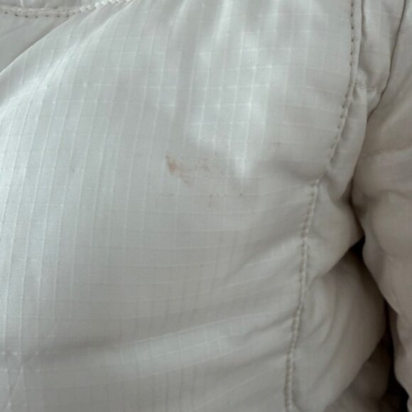 J CREW Ivory Cream Lightweight Down Puffer Winter Jacket Coat XS - Picture 10 of 15